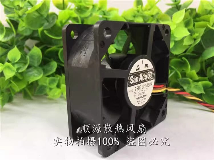 Sanyo 9S0612P4S041 DC12V 0.2A 60*60*25MM 4-Wire PWM Dual Ball Cooling Fan