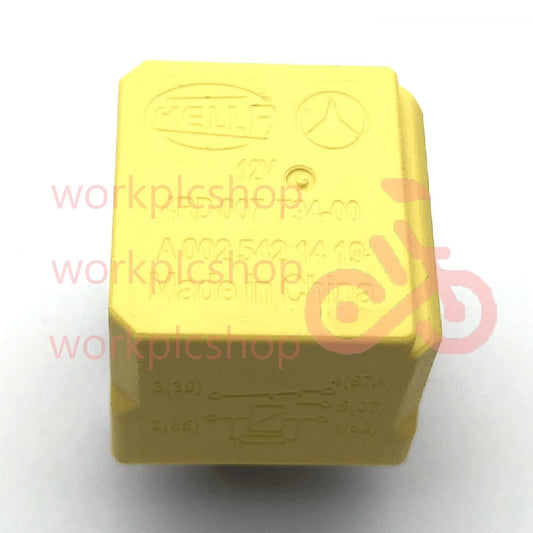 HELLA 4Pin 4RD007794-00 Automotive Relay 12VDC Yellow