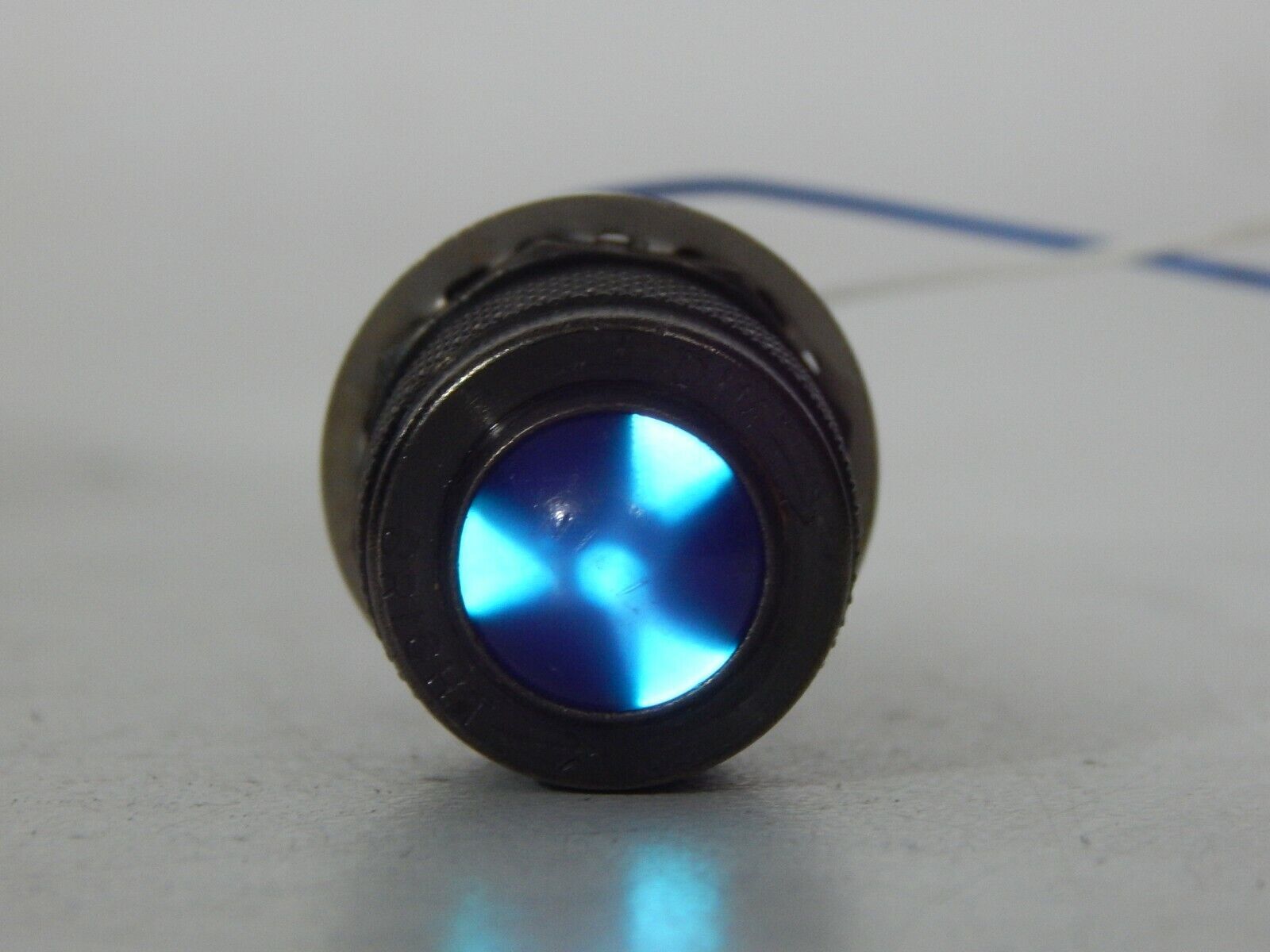 Used Airplane Light Indicator Military Aircraft Light Indicator BLUE DIALCO NY USA - DIALCO