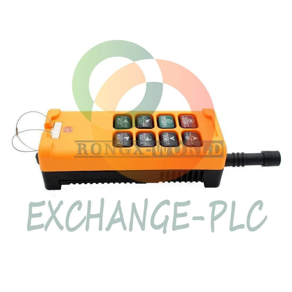 2 Transmitters 8 Channels Industrial Wireless Crane Hoist Remote Control 12-380V