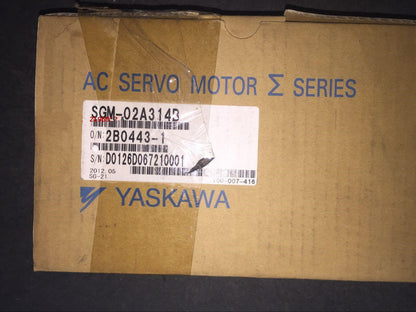 YASKAWA AC SERVO MOTOR SGM-02A314B