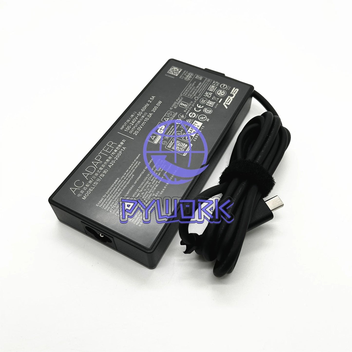 ASUS A20-200P1A 200W 20V 12A AC Adapter Charger Proprietary Rectangular-
