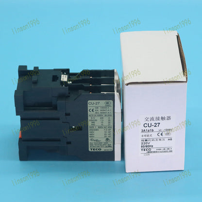 1pcs Teco CU-27 220V Contactor Ship - TECO