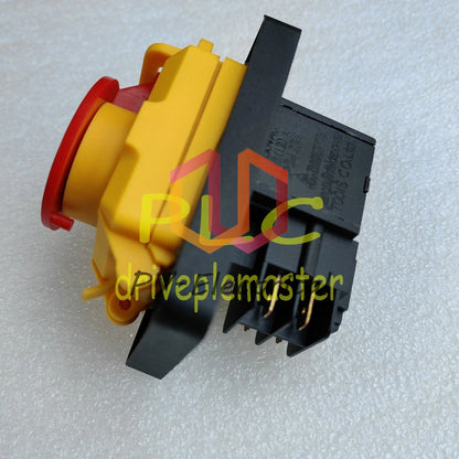 1PC For Emergency Stop Electromagnetic Switches Pushbutton Lathes KJD12 120v