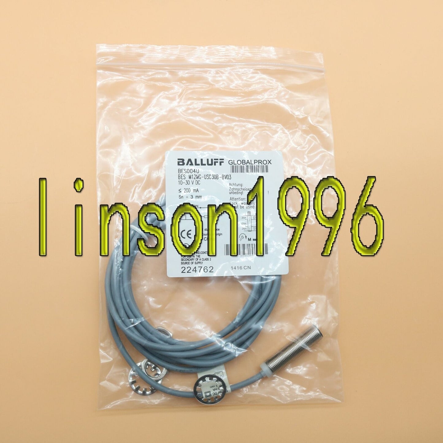 Proximity sensor BES M12MG-USC30B-BV03 - BALLUFF