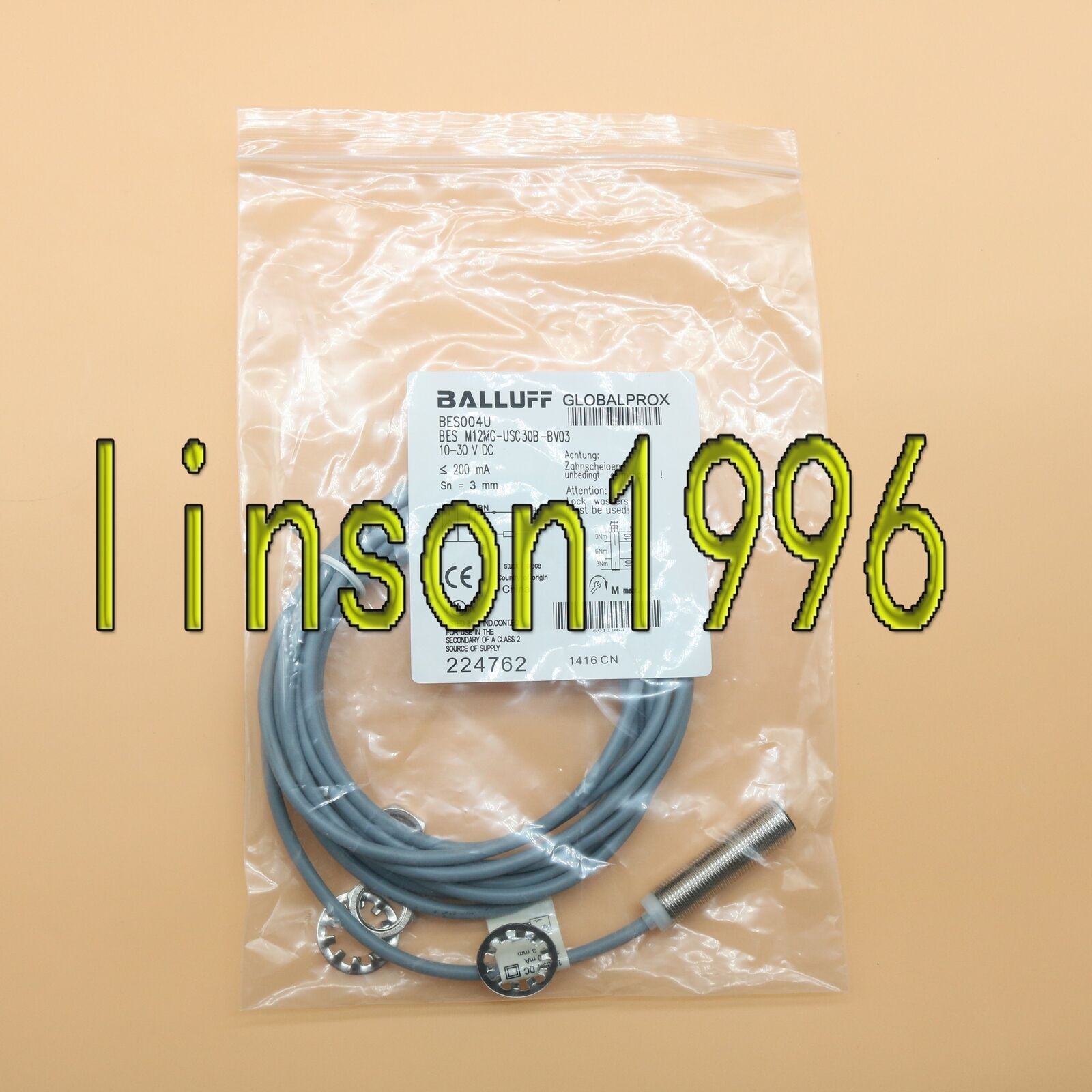 Proximity sensor BES M12MG-USC30B-BV03 - BALLUFF