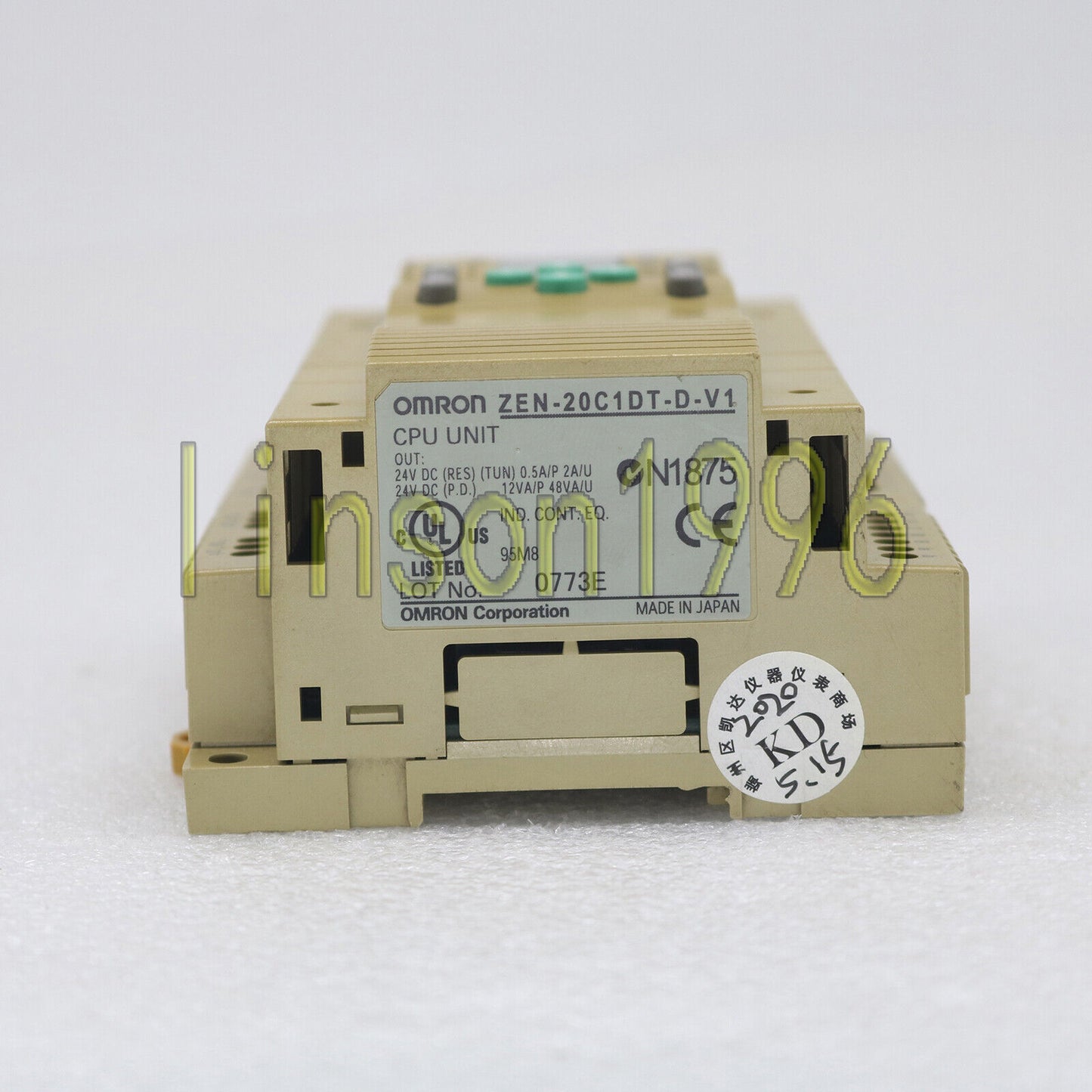Used CPU Unit ZEN-20C1DT-D-V1 tested in ok - OMRON