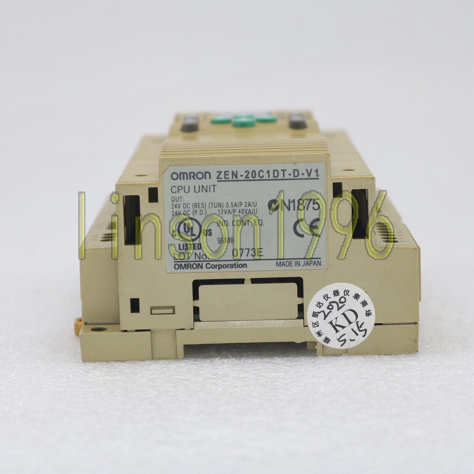 Used CPU Unit ZEN-20C1DT-D-V1 tested in ok - OMRON