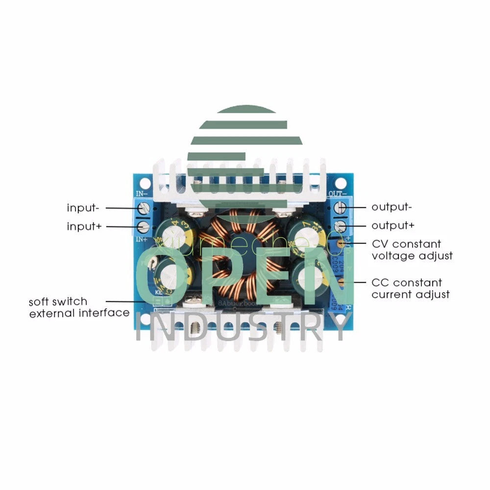 DC5-30V to 1.25-30V 10A Automatic Step UP/Down Converter Boost/Buck Voltage