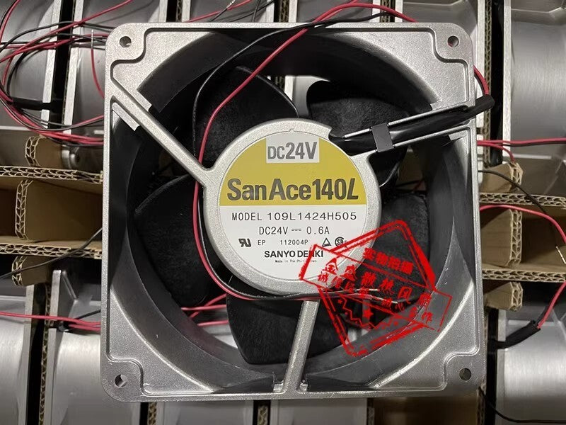 1PCS SANYO 109L1424H505 DC24V 0.6A 14CM Aluminum Frame Inverter Cooling Fan
