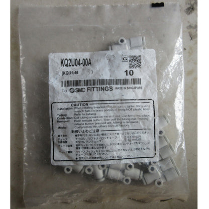 new 1bag/10pc for SMC KQ2U04-00A quick connector spot stock optimized - SMC