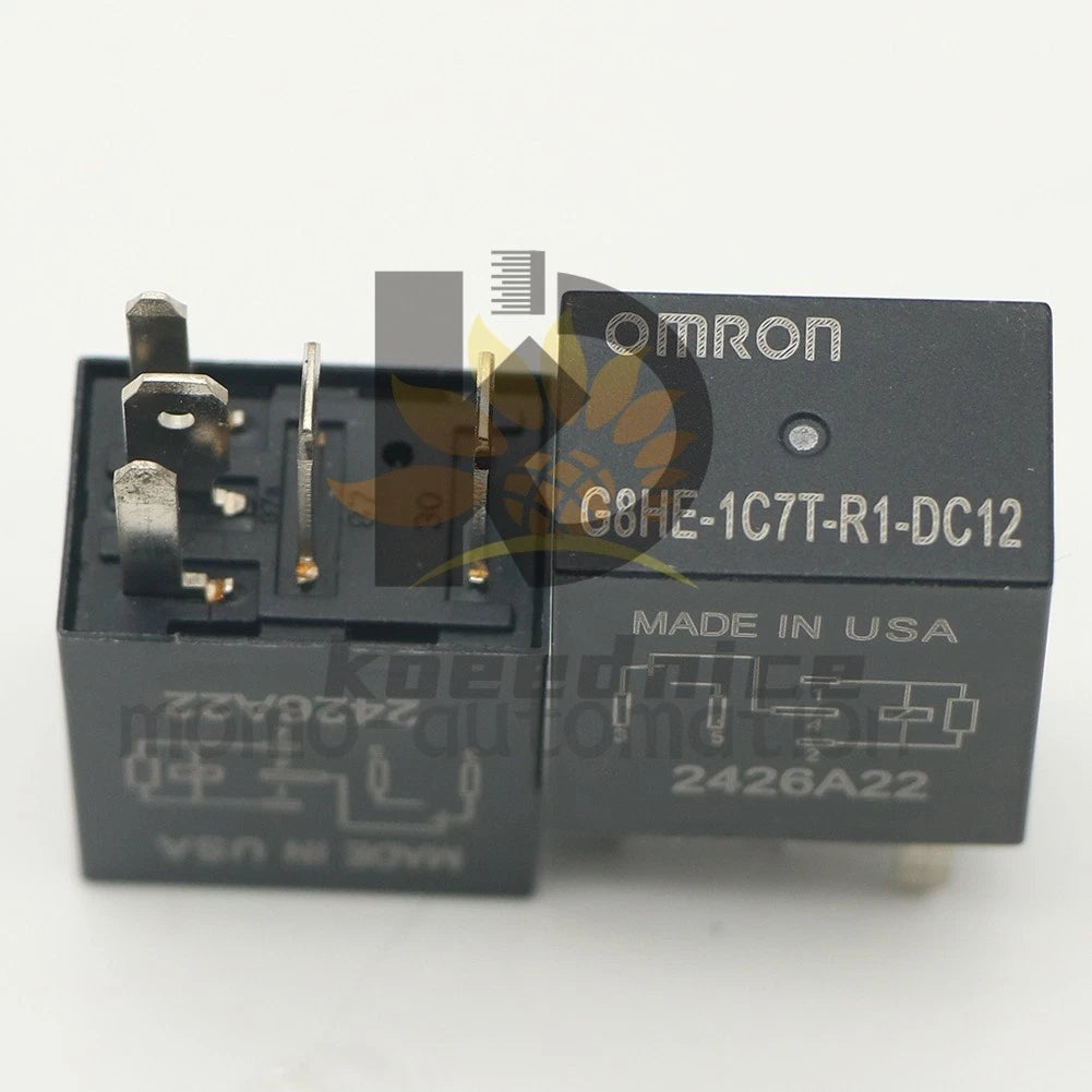 4pcs For OMRON G8HE-1C7T-R1-DC12 High Current Automobile Relays DC12V 5-Pins #P