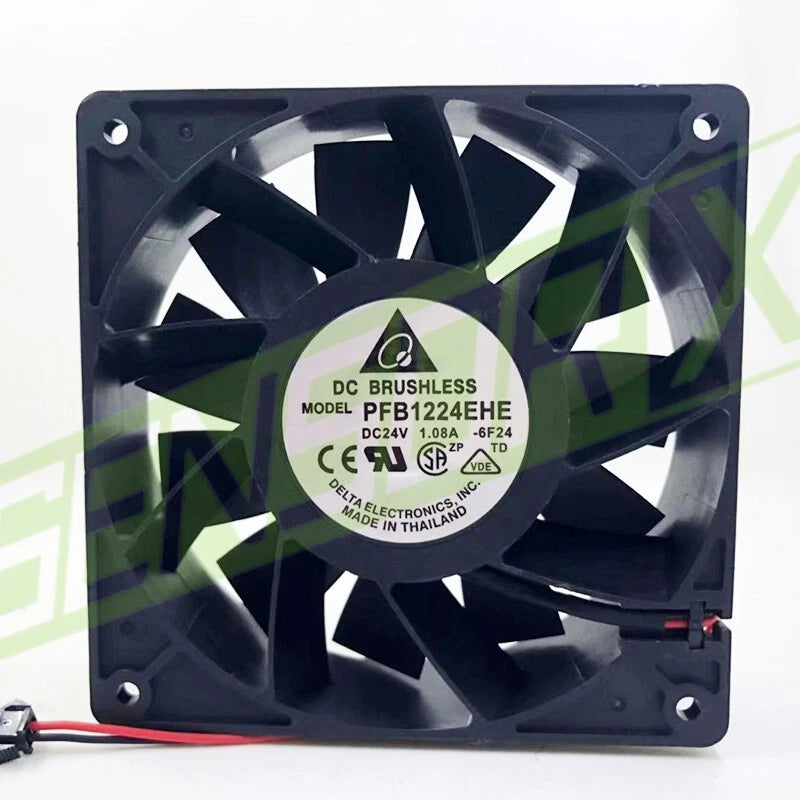 Delta PFB1224EHE Cooling Fan 12CM 12038 24V 1.08A 2-pin abb Inverter 30k