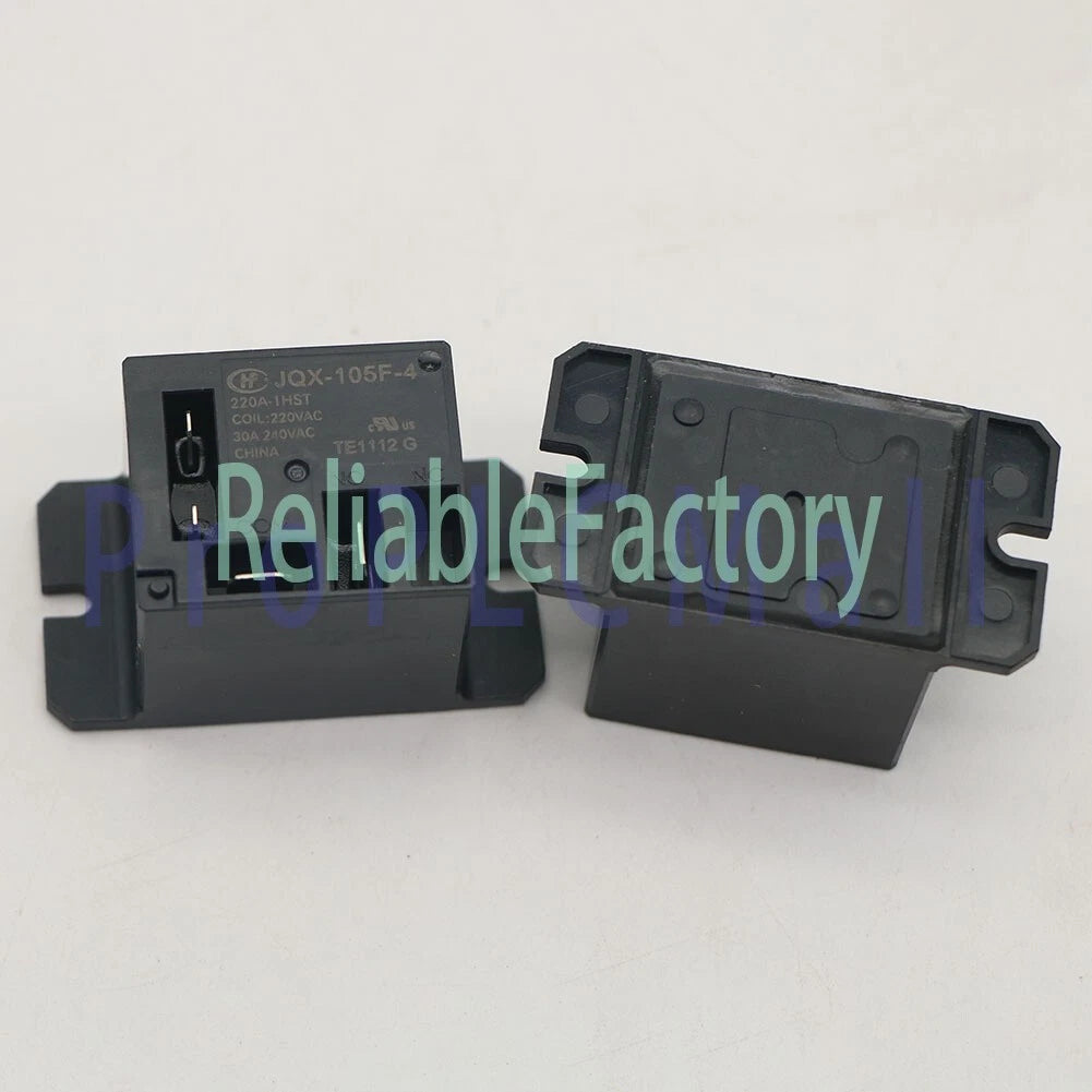 10PCS HongFa JJQX-105F-4-220AK-1HST 220VAC Power Relay 4 Pins 30A 240VAC~