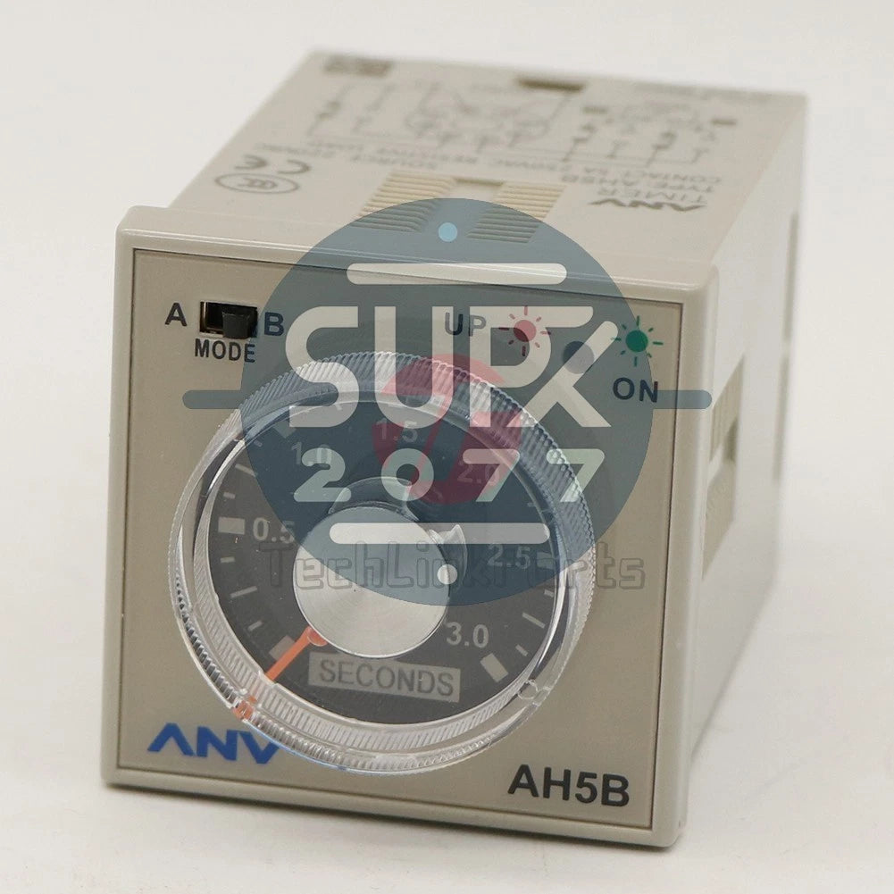 1 pcs ANV AH5B 3S 220V time relay timer #su