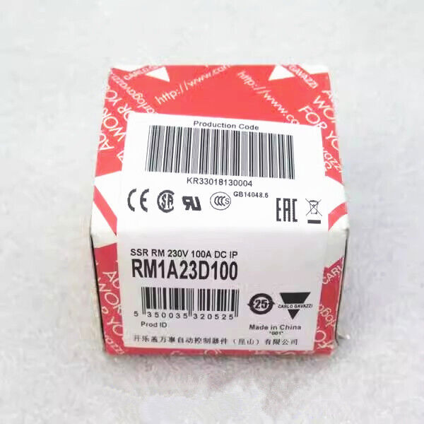 new 1pcs CARLO Single Phase Solid State Relay RM1A23D100 100A 230V - CARLO