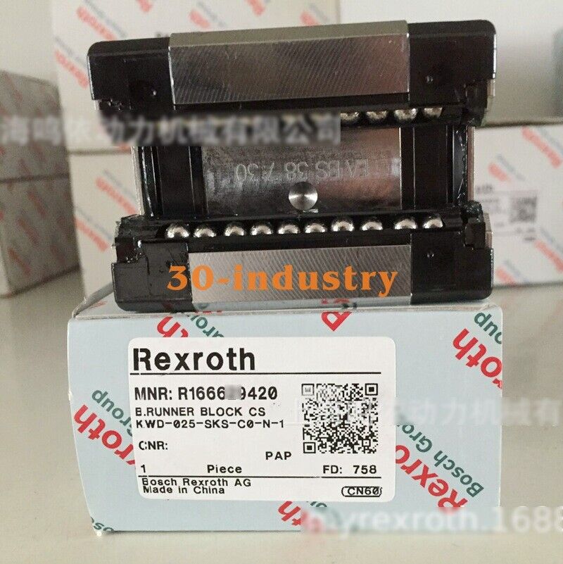 1Pcs New For Rexroth linear guide block R166639420 Rexroth