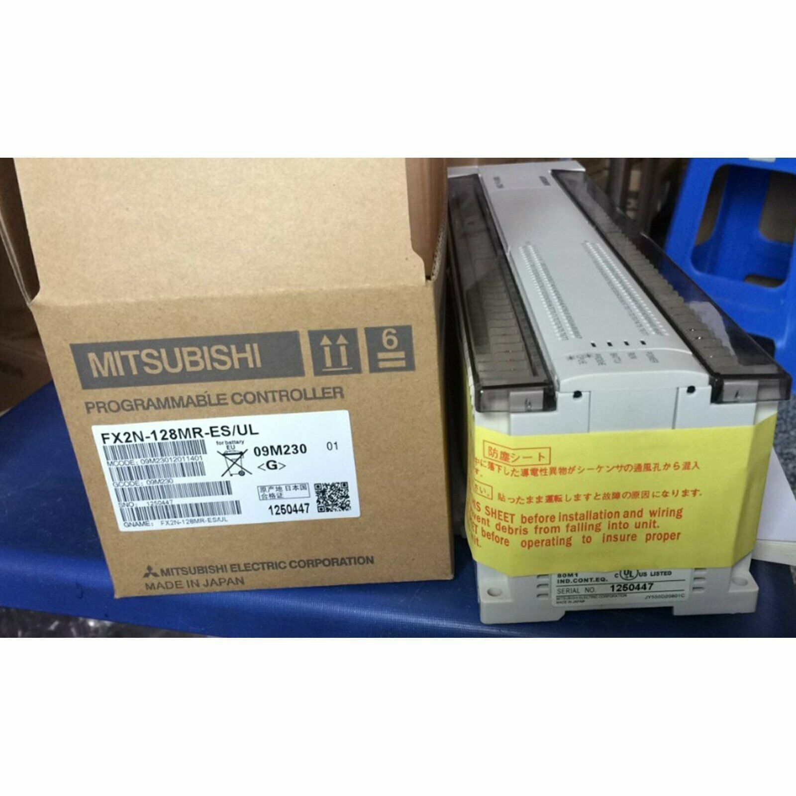 Mitsubishi FX2N-128MR-ES/UL Controller 1PC programmable industrial controller FX2N128MRES UL - MITSUBISHI