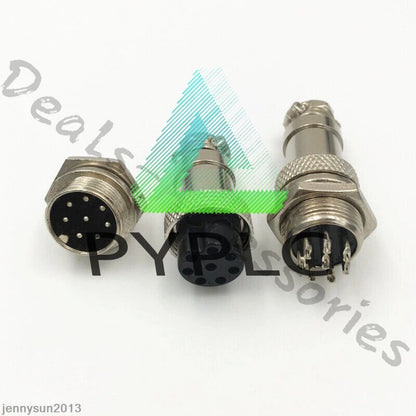 GX16/GX20/GX12 Ation Plug Male&Female Wire Panel Metal Connector 2/3/4/5/6Pin