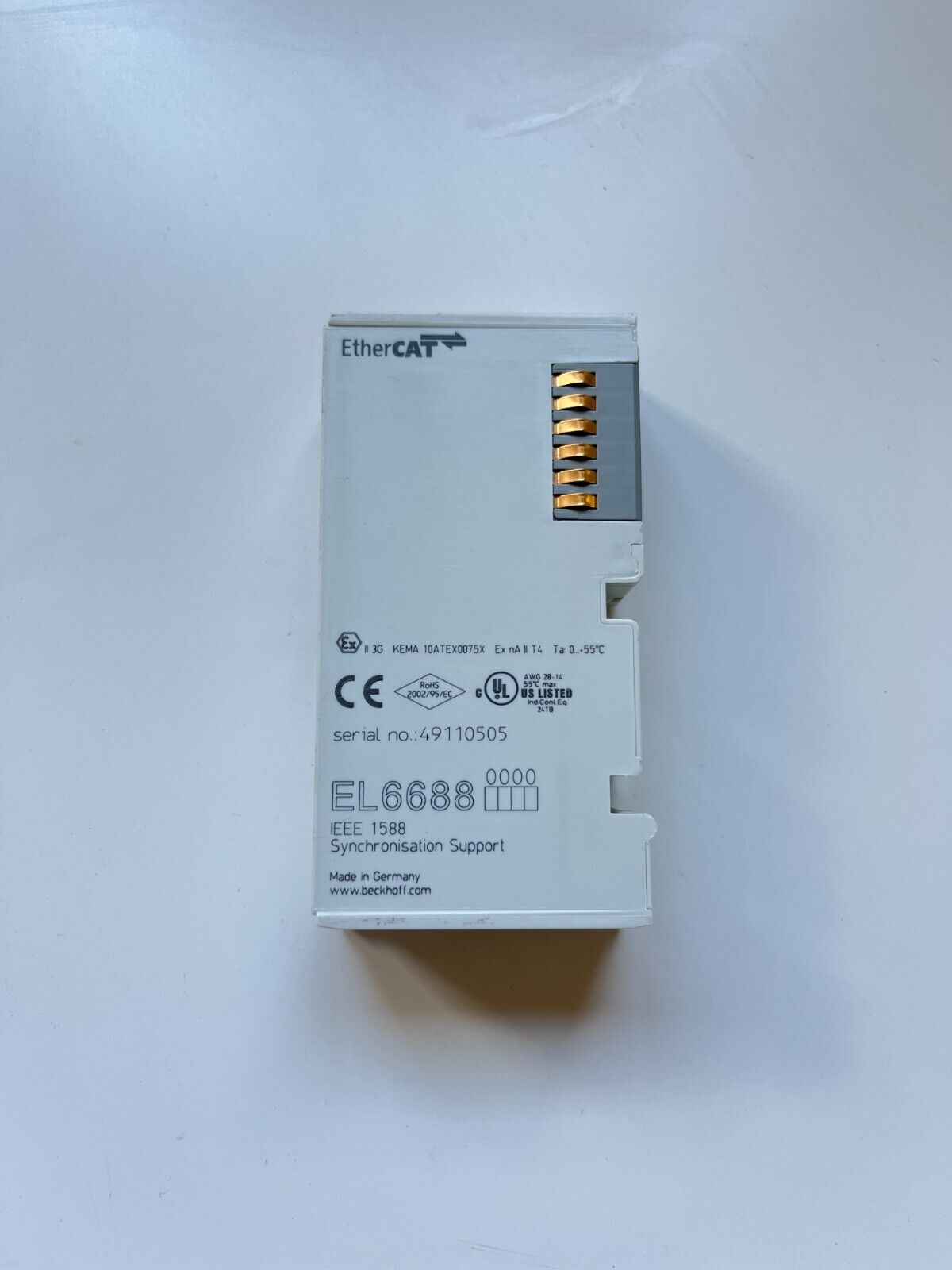 Beckhoff EL6688 iEEE 1588 Synchronisation Support - BECKHOFF