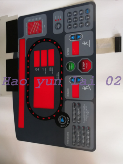 Treadmill Button Panel Control Membrane Switch Keypad STAR TRAC 7532 7632 7600