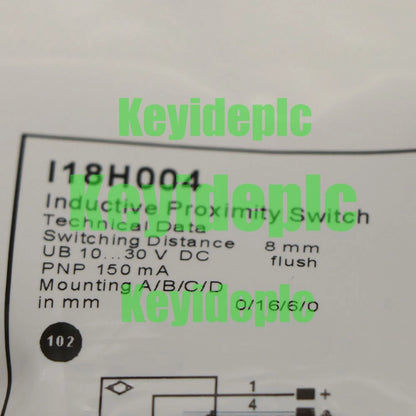 1PCS For Wenglor I18H004 Proximity Switch Sensor I18H004 Fast Shipping #ke