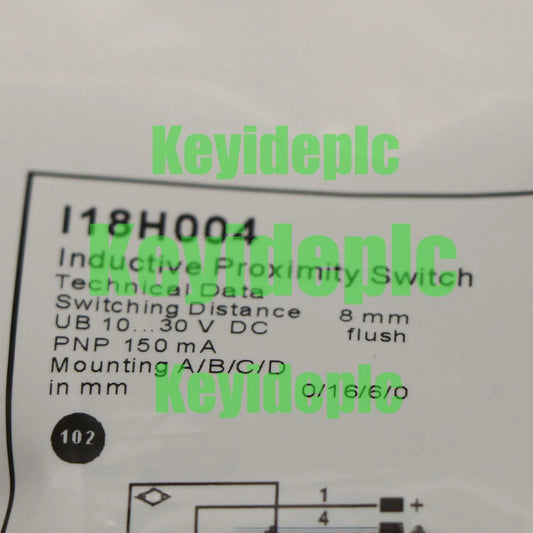 1PCS For Wenglor I18H004 Proximity Switch Sensor I18H004 Fast Shipping #ke