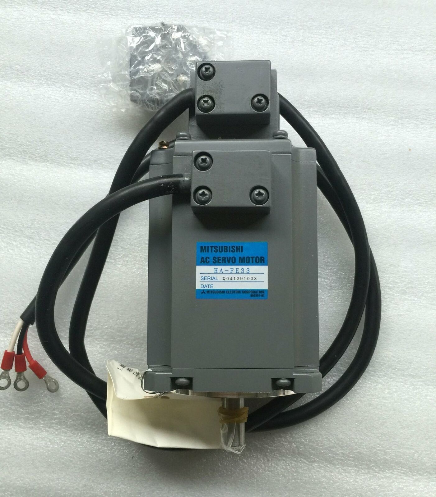 Used Mitsuboshi HA-FE33 servo motor in excellent condition - MITSUBISHI