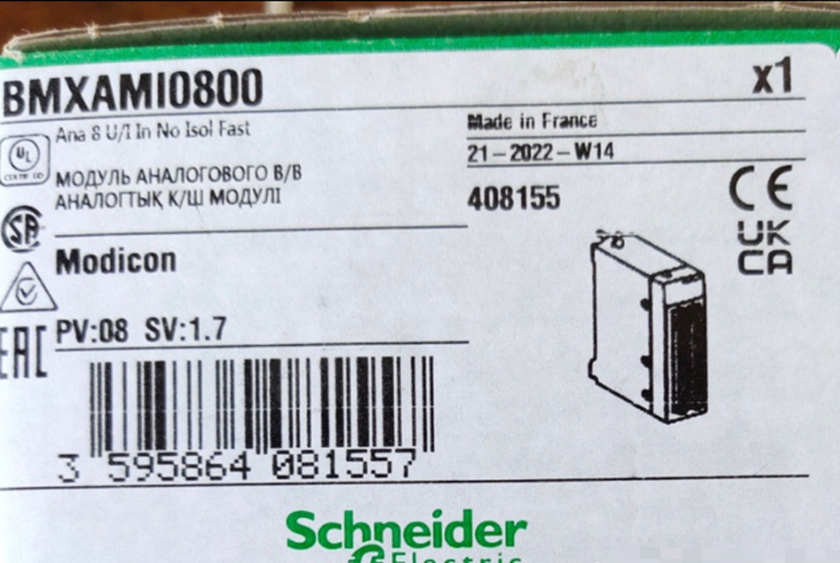SCHNEIDER BMXAMI0800 Non-isolated Input Module - SCHNEIDER