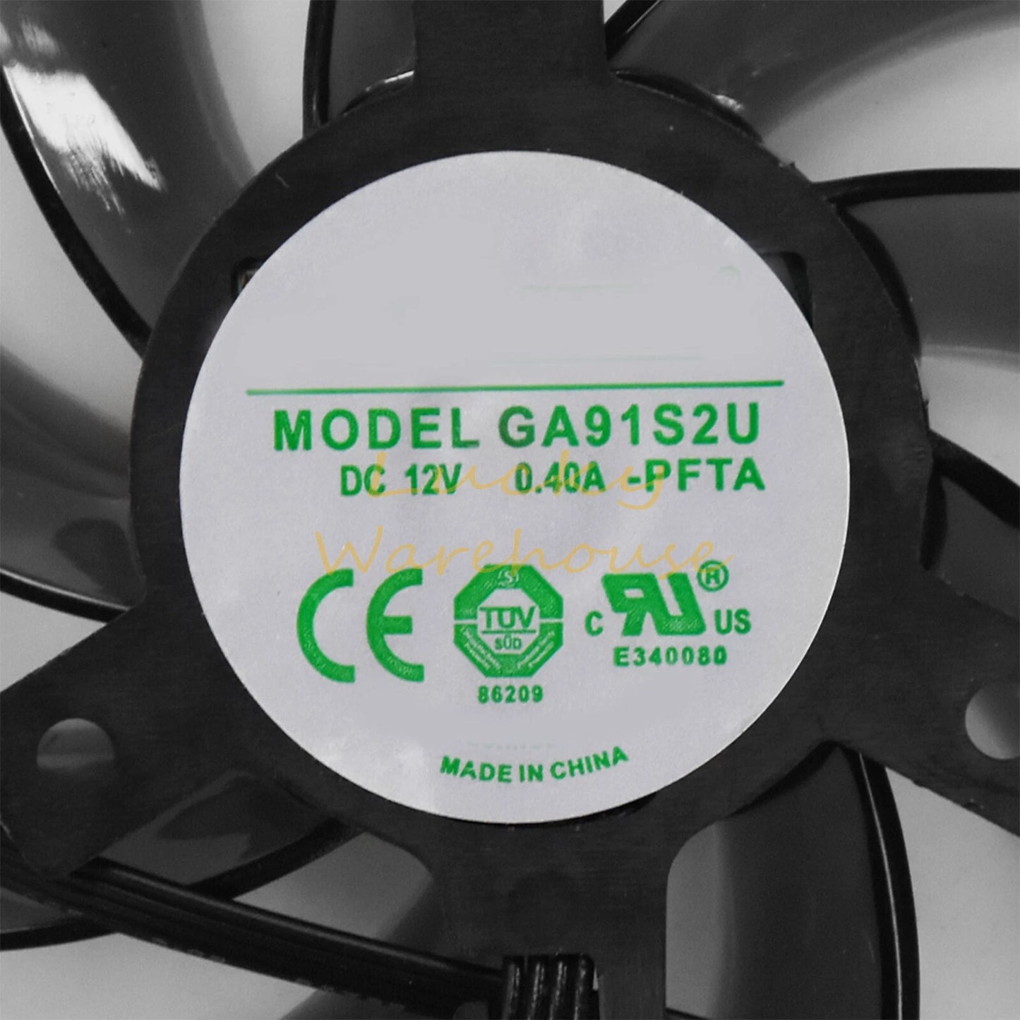 Fan for APISTEK GA91S2U-PFTA 4-pin 0.40A Diameter 86mm Hole Distance 40mm