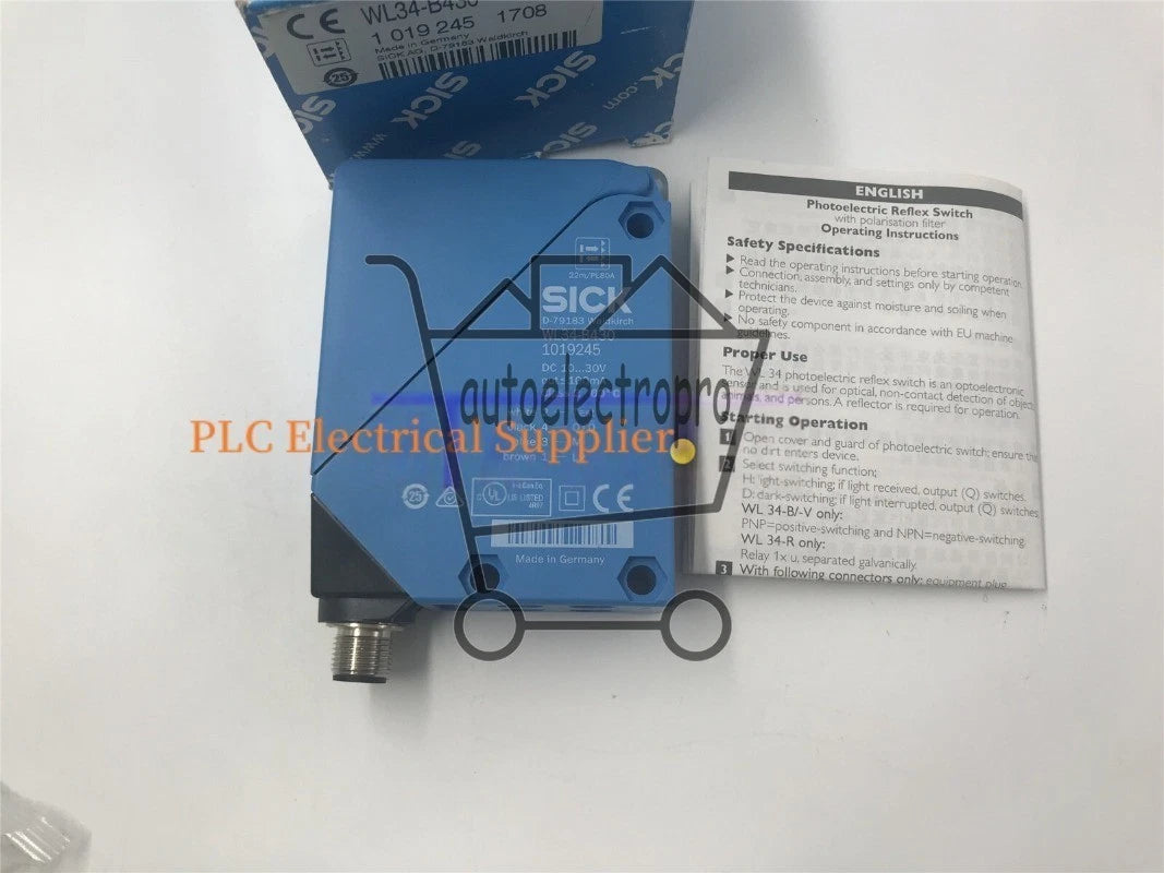 1X SICK Photoelectric sensor WL34-B430 1019245 Fast Delivery