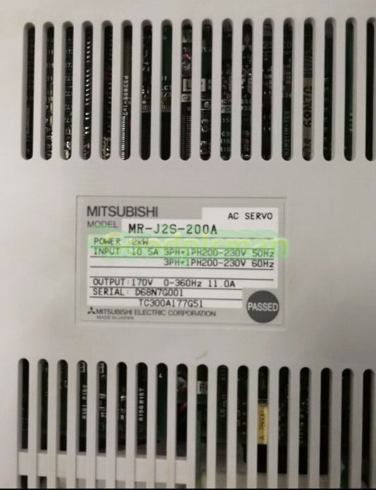Factory sealed Mitsubishi MR-J2S-200A AC Servo Amplifier Drive PLC 1Pcs/