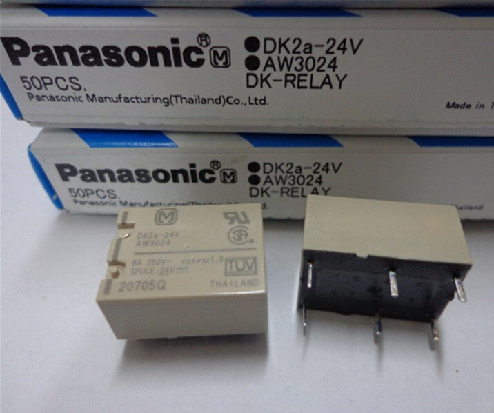 5pcs  Panasonic DK2a-24V DK2a24V AW3024 Relays 24V  Free Ship