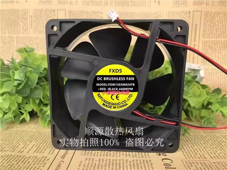 FXDS FDW12038M24TB 4400RPM 24V 12CM 2-Wire Inverter Cooling Fan