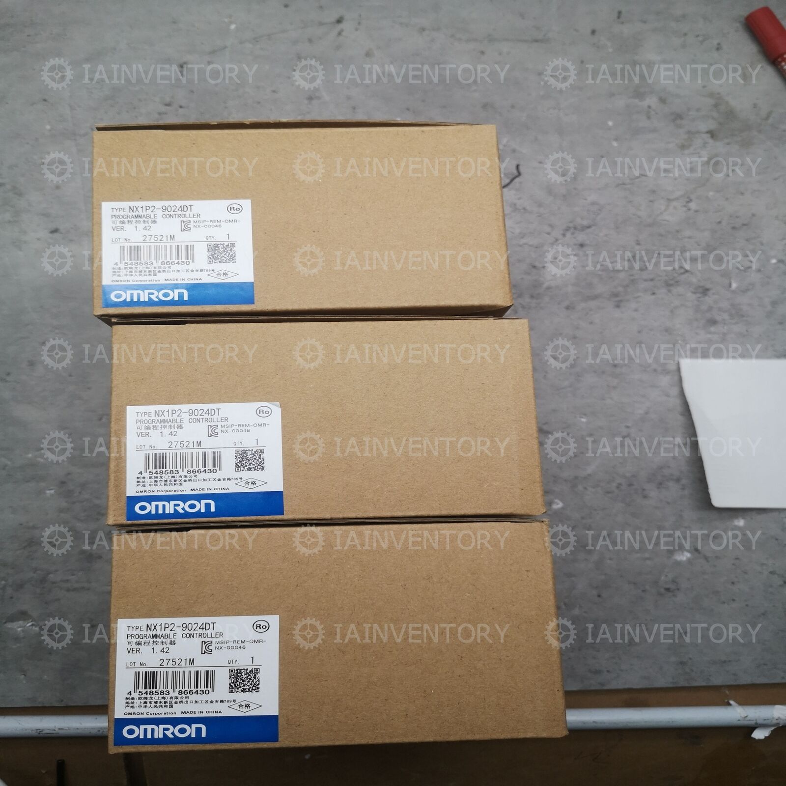 Omron PLC Module NX1P2-9024DT New in box - OMRON
