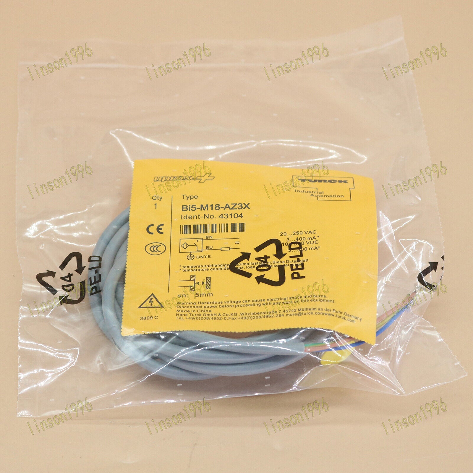 new türck bi5-m18-az3x proximity switch sensor - TÜRCK