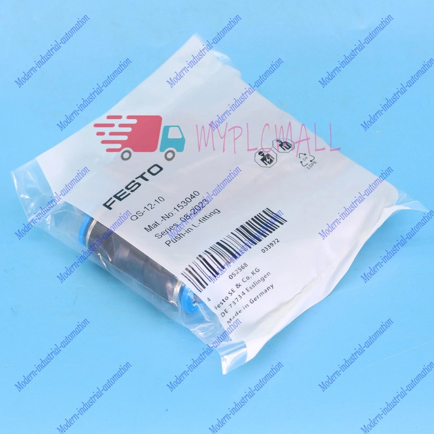 10pc FESTO QS-12-10 153040 Push-In Connector fast Ship #YP1