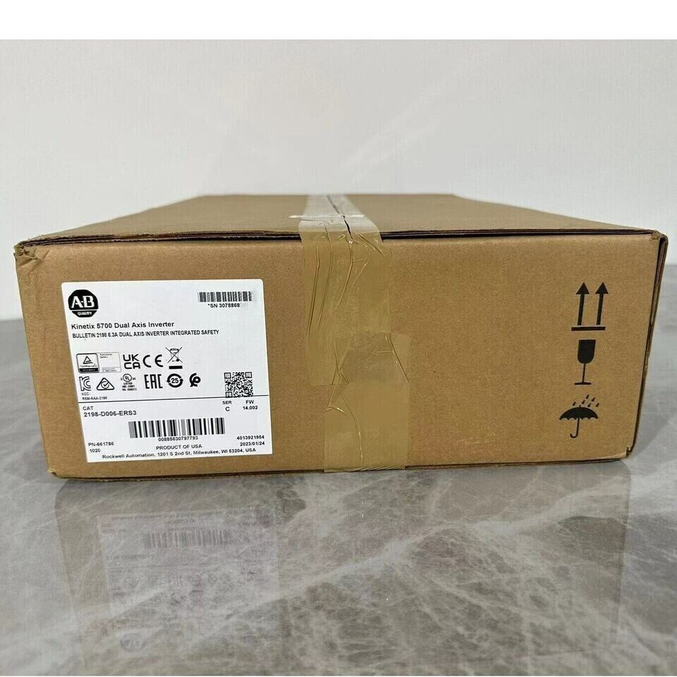 Kinetix 5700 Dual Axis Inverter AB 2198 D006 ER3 Factory Sealed - KINETIX