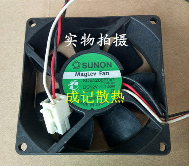 1pcs SUNON KDE1208PTV1 13.MS.AR.GN DC12V 1.8W cooling fan