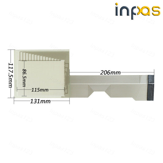 Touch Screen 2711-B6C14L1 Glass Panel VIew - VENDORNAME