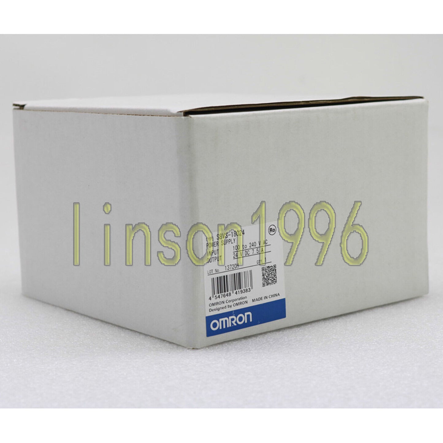 Omron S8VS-18024 Switching Power Supply, 1-Year Warranty - OMRON