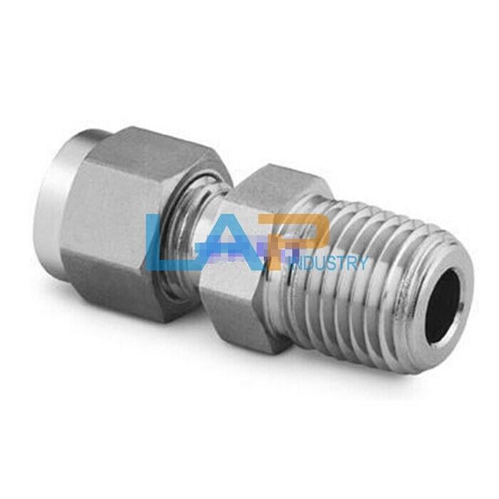 Swagelok SS-600-1-6 Ferrule Joint 3/8 Inch NPT Connector - SWAGELOK