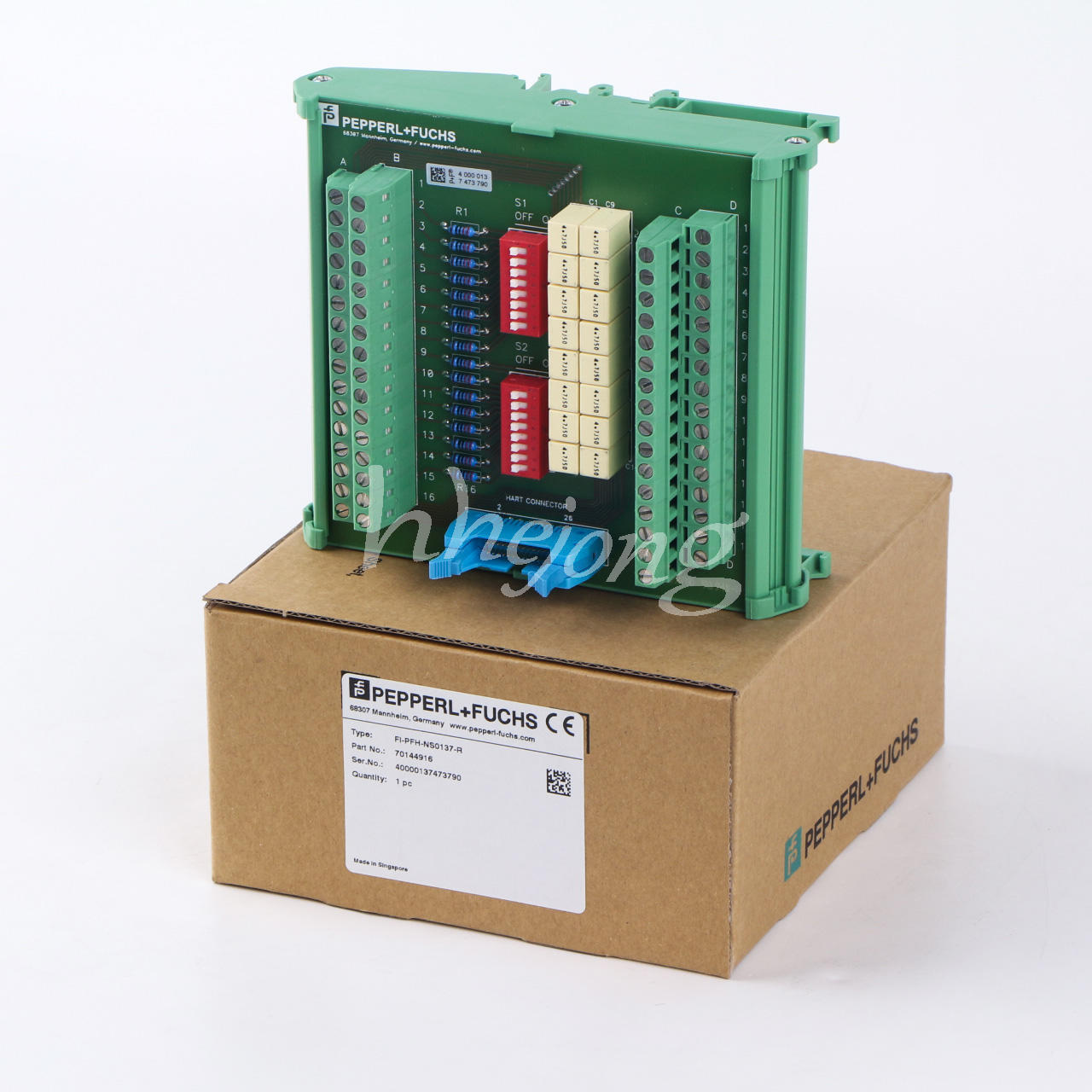 Pepperl+Fuchs Terminal Board P+F FI-PFH-NS0137-R, Compact and Durable - PEPPERL+FUCHS