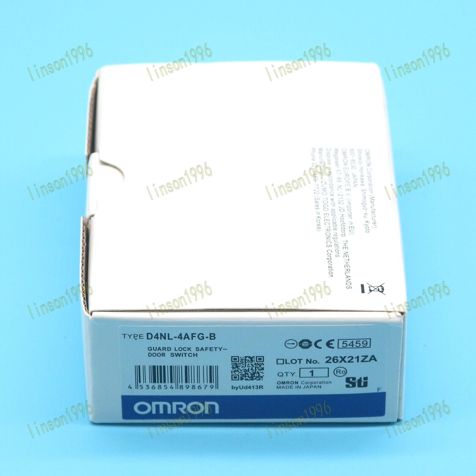 Omron Guard Lock Safety Door Switch D4NL-4AFG-B - OMRON