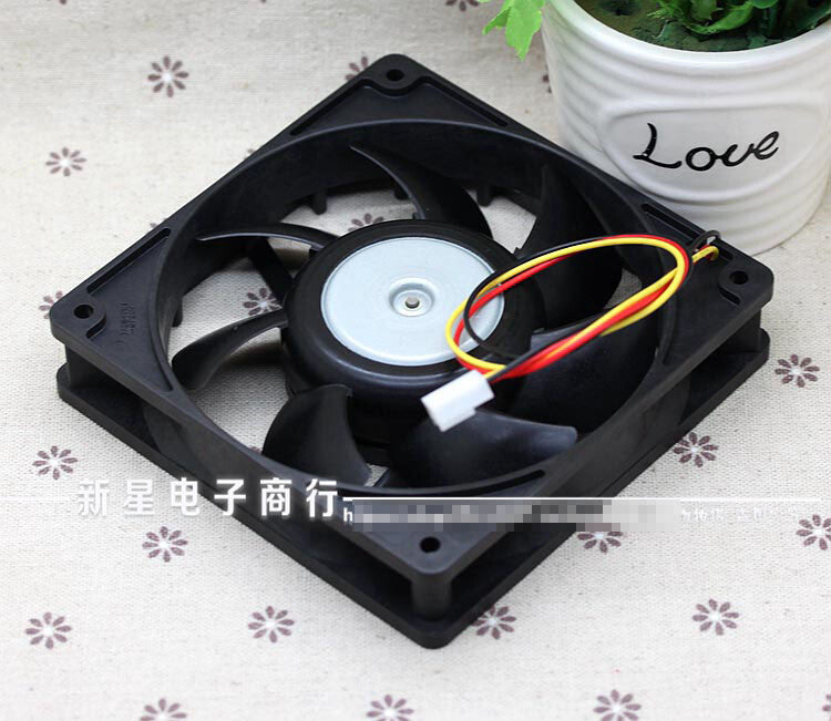 1pcs SANYO 9G1212E403 12V 0.58A 12025 12CM Double Ball Gale Cooling Fan 2pin