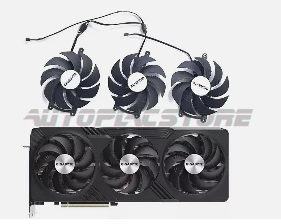 1set 95mm Graphics Card Fan Replacement TD106 RX 7900 XT XTX #au