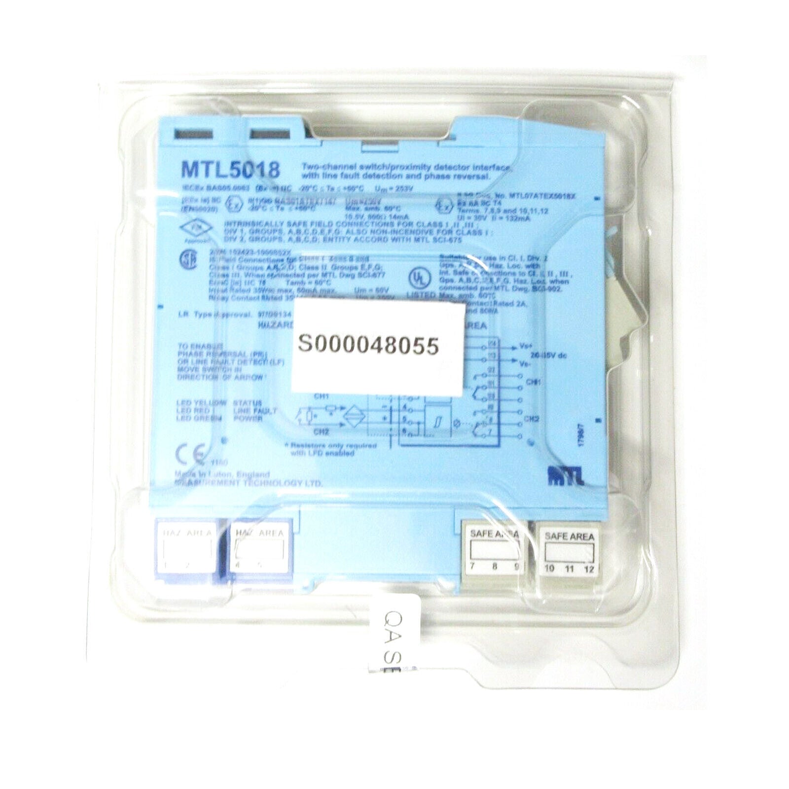 new In Box MTL MTL5018 AC Switch Proximity Detector - MTL