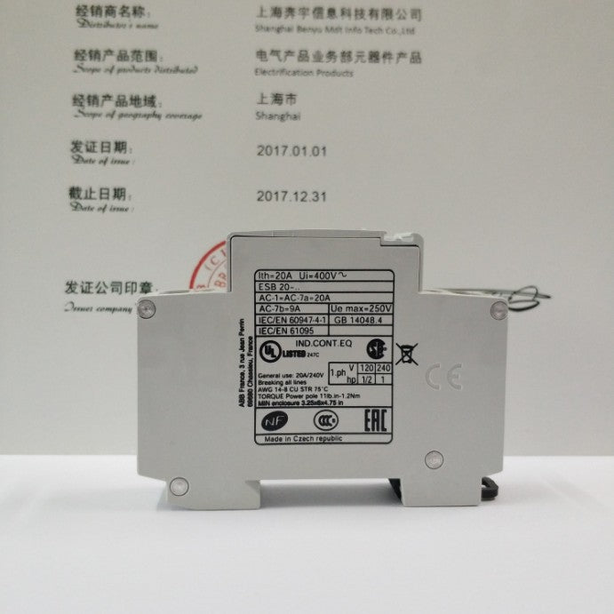 1PC  ABB ESB20 Series ESB20-20 ESB2020  Contactor 2NO
