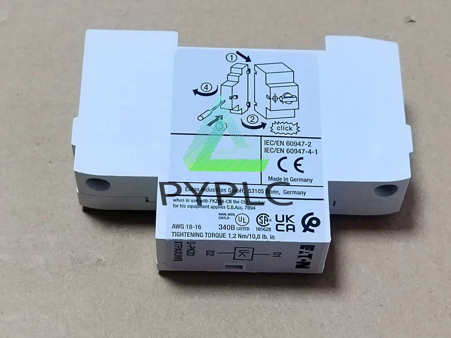 1pcs U-PKZ0 230V 50HZ Undervoltage Release Motor Protection Switch