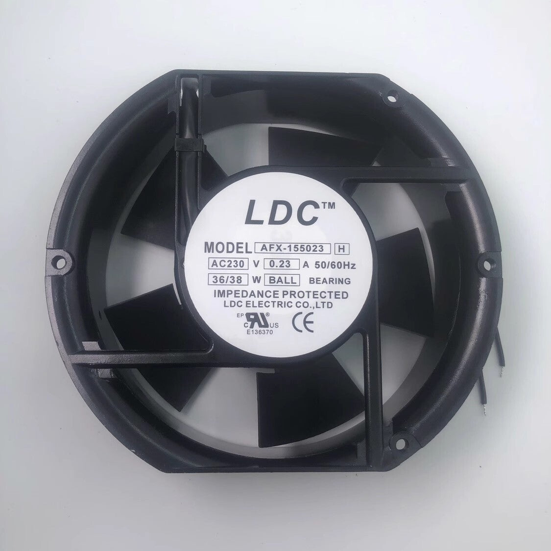 LDC AFX-155023 H 17251 AC230V 0.23A 36/38W 17CM Metal Cooling Fan